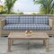 Denim - Blue Abstract & Geometric,Diamonds Upholstery Fabric 54 Inches"
